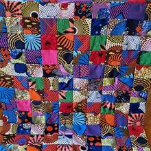 100pcs African Fabric Squares, Polyester Pre-Cut Patchwork Bundle, Multicolor Patterns, Handwash Craft Quilting Fabric, Suitable For DIY Sewing And Handmade Accessories - Mixed Colors - View 6