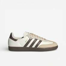Adidas أديداس سامبا أو جي أوف وايت أرض طبقات الغوم (للنساء) - قهوة بني - مشاهدة 1