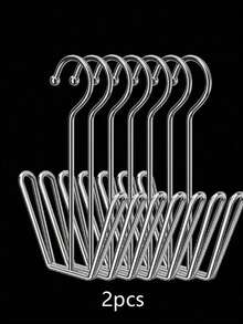 1-20件装不锈钢鞋架，家用鞋架，户外阳台防风挂钩，鞋子晾干架 - 銀色 - 查看 10