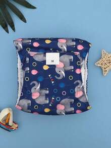 1 pieza Banda de vientre lavable para perros machos - Envoltura abdominal lavable para perros machos, adecuada para pañales de perros medianos y pequeños o cachorros - Multicolor - Ver 29