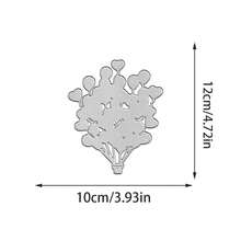 Creative Love Balloon Dies, DIY Scrapbooking Album And Embossing Stencil, Greeting Card Making Tool, Card Paper Cutting Crafts ,Gift Card Making Template Die Cuts. - Silver - View 8