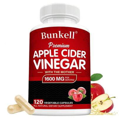 Bunkell Eine Portion Apfelessig enthält 1600 mg – 120 Kapseln