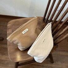 1 túi đựng mỹ phẩm cỡ lớn, túi đựng băng vệ sinh và mỹ phẩm cho nữ, ví đựng tiền xu di động, đồ trang trí phòng. - Nhiều màu - Xem 1