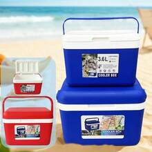 Juego de Mini hieleras. 2 piezas. Hieleras pequeñas para camping, salidas, excursiones, viajes, días de campo. Tus bebidas frías y frescas por mayor tiempo. Azul o Rojo. 3.6L y 8L - Multicolor - Ver 1