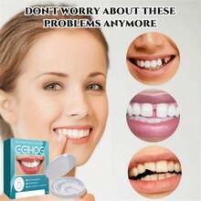 5pcs Temporary Tooth Veneers Whitening Replacement Kit, Quick Tooth Repair Stickers - Multicolor - View 12