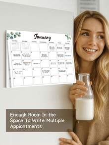 Trees 2027 Magnetic Monthly Calendar – 12 Months Planner For Fridge With12 Tear-Offs Large Date Boxes For Reminders & Meal Planning,Work Home, Office Supplies, School Supplies, Room Decor Office Desk Accesorries - Multicolor - View 5