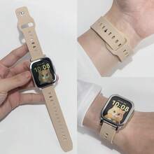 Ốp lưng + Dây đeo silicon mềm cho 5 Active Band, ốp TPU mềm bảo vệ màn hình, tương thích với Apple Watch 5 Lite Sports Band - Đồng hồ Redmi Watch 5 Lite - Xem 7