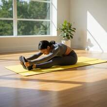 YESH MARKET Exercise Mats - Yellow - View 4