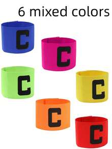 6个装弹性足球队长臂章，防滑设计 - 彩色 - 查看 10