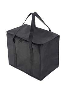 Large Insulated Cooler Bag, Beverage Storage Bag, Lunch Box, Zipper Picnic Foil Food Basket, Picnic - Multicolor - View 4