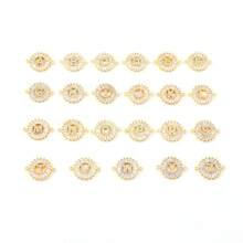 1pc Simple Classic Round Initial Golden Adjustable Bead Chain Bracelet For Women - Yellow Gold - View 4