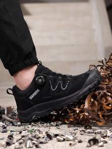 GUYISA Anti-Smash And Anti-Puncture Safety Shoes, Lightweight Hiking Series All-Season Functional Shoes For Men - Black - View 2