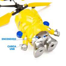 Mini Drone Robot Espacial Con Sensor De Inducción Infrarrojo - Dorado - Ver 4