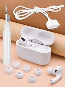 Magnetic Silicone Anti-Lost Strap, Durable, Sweat-Proof, Non-Slip Sports Bluetooth Earphone Anti-Lost Strap, Earphone Cleaning Brush, Earphone Covers - Multicolor - View 10