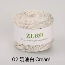 1pc 100g Metallic Yarn, DIY Silver Glitter Thread Crochet Lace Cord Round Strand Line For Bag, Hat, Doll Handcraft, 1.5MM Thick - Glitter Yarn - View 18