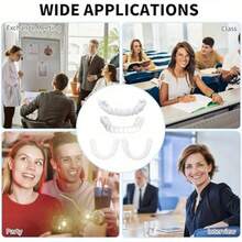 5pcs Temporary Tooth Veneers Whitening Replacement Kit, Quick Tooth Repair Stickers - Multicolor - View 6