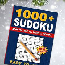 1pc, 20 Pages Sudoku Puzzle Book, Easy To Solve, Leisure & Intellectual, Daily Relaxation, Holiday Entertainment, Travel Pastime, An Excellent Gift (Pen Not Included) - Single Piece - View 6