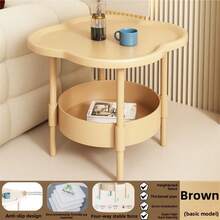 1件创意可移动边桌，现代简约客厅咖啡桌、床头柜、阳台书桌，适用于卧室、客厅、阳台 - 彩色 - 查看 5