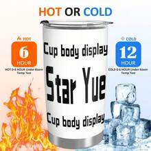 Trucker Tumbler 20oz Stainless Steel Insulated Coffee Travel Mug Cup - Father's Day Gift For Men, Dad, Truckers, Christmas, Birthday - 2 - 查看 6