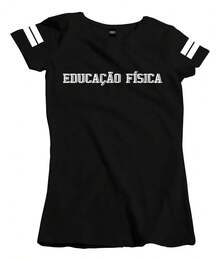 Women's T-Shirt Physical Education Profession Course Fac 105 - Hitam - View 6