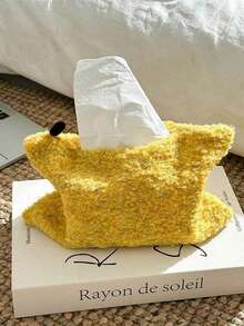 Caja de pañuelos con soporte, adecuada para uso doméstico, se puede regalar a la familia - Negro - Ver 5