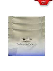Shiseido [Mini] Vital Perfection Uplifting & Firming Express Eye Mask 6 Sheets (3 Pairs) / A Multi-Benefit Eye Masks That Immediately Brighten And Tighten Your Eye Areas. Spanning The Under Eyes, Outer Corners, Temples And Upper Cheeks. Each Mask Covers A Broad Range Of Concerns From Dark Circles And Eye Bags, To Fine Lines And Wrinkles, And Even Dark Spots And Freckles On Cheekbones. Visibly Reduce Wrinkles, Dark Circles And Undereye Bags - 6 Sheets (3 Pairs) - View 9