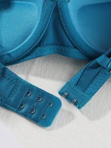 3件套纯色舒适支撑文胸，带钢圈，可拆卸肩带，百搭款式，适合约会、度假、日常穿着、婚纱、正式场合、无肩带连衣裙 [适合B罩杯及以上] - 彩色 - 查看 8