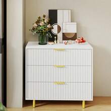 Dressers & Chests Of Drawers - White + MDF - View 12