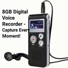 Máy ghi âm kỹ thuật số - Có thể sạc qua cổng Type-C, đa chức năng với khả năng phát nhạc MP3, thu âm rõ nét, lý tưởng cho sinh viên, giáo viên và phóng viên. - Xem 2