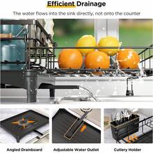 Dish Racks - 42.D X 56.9W X 16H cm - View 5