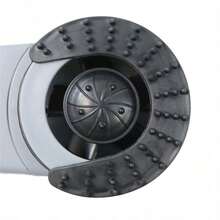 1台电动宠物毛发吸尘器，便携式家用宠物按摩清洁吸尘器 - 灰色 - 查看 4