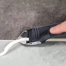 1/2 件装 20 厘米不锈钢塑料刮刀，用于填缝、玻璃和缝隙密封刮除清洁工具，适用于厨房、浴室、地板缝隙清洁，家居装饰工具 - 黑色 - 查看 12