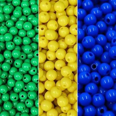 Kit Miçangas Brasil DIY Copa do Mundo Pulseiras Artesanato