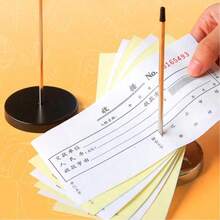 1 件装厨房菜单票据夹卡片收据文件整理器回形针票夹 - 彩色 - 查看 4