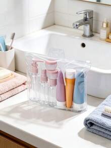 11Pcs Leak-Proof Travel Bottles Portable Plastic Business Travel - Upgraded Version - View 3