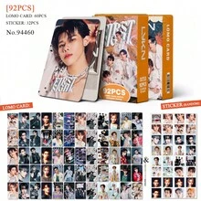92张泰国男团LYKN收藏照片卡、贺卡、贴纸、LOMO卡、粉丝自制相册套装、K-Pop生日礼物、带展示盒的交易卡、书签、收藏卡、情人节礼物、粉丝周边 - 彩色 - 查看 3