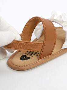 Toddler Girls' Summer Sandals, Outdoor Walking Shoes For Infants And Toddlers - Brown - View 8