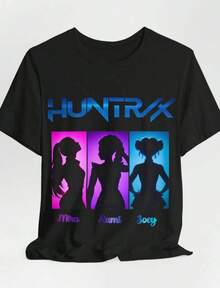 Women T-Shirts - Black - View 8