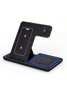 15W 三合一无线充电底座，兼容 17/16/15/14/13/12/11/Pro/Max/XS/XR/X/8/Plus、11/10/9/8/7/6/5/4/3/2/SE/Ultra、Pro2/Pro4/3/2/1，支持快速充电 - 彩色 - 查看 8