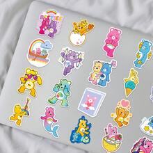 CARE BEARS [AUTHORIZED UPDATE IMPACT DISCONTINUED, 60% OFF AFTER LISTING] 100pcs Character Series Stickers, Cute Cartoon Bear Pattern Sticker Pack, Cheer Bear, Funshine Bear, Grumpy Bear, Share Bear, Gifts, Office Markers Labels Desktop DIY Self-Stickers Storage Materials Birthday Party Supplies, Waterproof Stickers Cute Graffiti Photo Frames Guitar Decorations Fun Home Decorations Friends Party Decoration Props, Birthday Party Gifts, Easter Gifts, Mother's Day Gifts, Back To School Gifts Scrapbook Supplies Stationery Funny Stickers Kindle - A - View 10