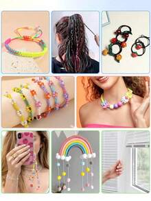 1 Cuộn Dây thun làm vòng tay, Thích hợp để làm vòng tay, Dây bền chắc, Dây thun co giãn, Áp dụng cho làm đồ trang sức, vòng cổ và chuỗi hạt, vòng tay DIY, vòng cổ, dây dệt trang sức thủ công, đồ trang trí ngày lễ. - Nhiều màu - Xem 7