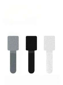 20个/30个装电线整理器，带背胶魔术贴绑带，桌面/墙面自粘式电线夹 - 多色 - 查看 4