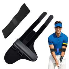 2 Packs Golf Wrist Training Aid Swing Correction Tool Arm Posture Trainer Grip Practice Accessory For Beginners And Golfers - màu đen - Xem 2
