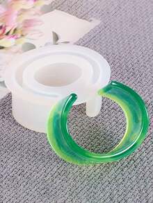 Khuôn silicon để đúc vòng tay bằng nhựa, dụng cụ tự làm trang sức. - Nhiều màu - Xem 11