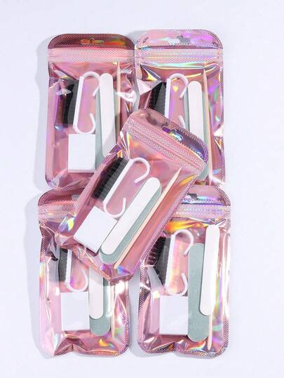Bộ dụng cụ làm móng, gồm dũa móng mini, cọ vẽ móng acrylic, miếng đánh bóng và que đẩy móng - không mùi, dụng cụ làm sạch móng, thích hợp để tự làm đồ trang sức và chăm sóc móng, bộ dụng cụ chăm sóc móng chuyên nghiệp cho salon và sử dụng tại nhà.
