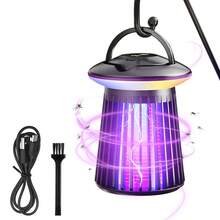 Rechargeable Electric Mosquito Killer, Effective Mosquito, Fly, Moth, Fruit Fly Zapper Lamp With Hook, Suitable For Bedroom, Room, Living Room, Kitchen, Garden, Patio, Anti-Mosquito & Insect Essential - Multicolor - View 7