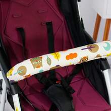 Child Stroller Armrest Protective Cover, Handle Cover, Stroller Protective Cover, Detachable Universal Version - Multicolor - View 2