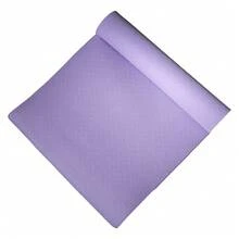 YESH MARKET Tapete de yoga 4 mm de grosor, medidas 150 cm * 60 cm, fabricado en material resistente, impermeable y de textura antideslizante para mayor comodidad. Incluye bolsa de transporte para fácil portabilidad y almacenamiento. Ideal para yoga, pilates, estiramientos y todo tipo de ejercicios en casa, gimnasio o exteriores. Ligero, duradero y cómodo, brinda soporte y estabilidad durante tu práctica. Diseño práctico y versátil para entrenamientos diarios. - Lila Púrpura - Ver 5