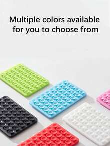 40pcs Double-Sided Silicone Suction Cup Phone Holder, Reusable Double-Sided Suction Cup Suitable For Home, Office, Smooth Surfaces - Multicolor - View 6