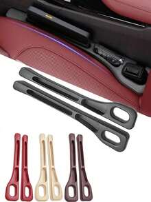 1 Pair Car Seat Gap Filler Storage Box With Phone Holder, Anti-Drop Design, Suitable For Sedan, SUV, Truck, Phone Placement, Seat Gap Filler, Seat Storage, Car Phone Accessories, Car Interior Accessories, Car Accessories - Multicolor - View 2